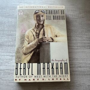 Paperback Book Straight on till Morning The Biography of Beryl Markham by Lovell